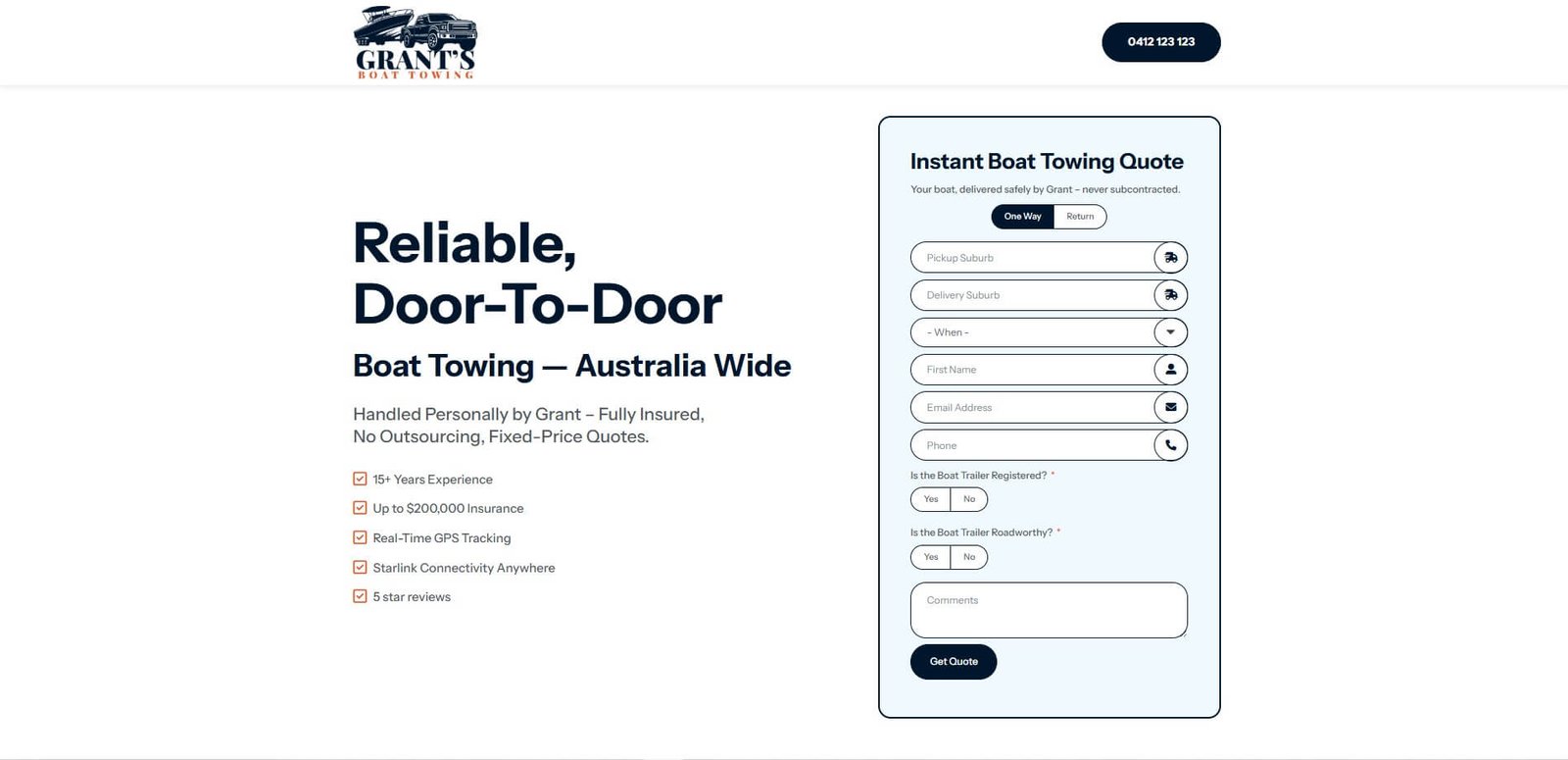 Grant Boat Towing