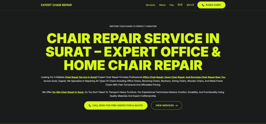 Chair Repair Surat